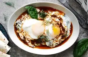 Çılbır_Turkish Poached Egg with Spinach Yogurt