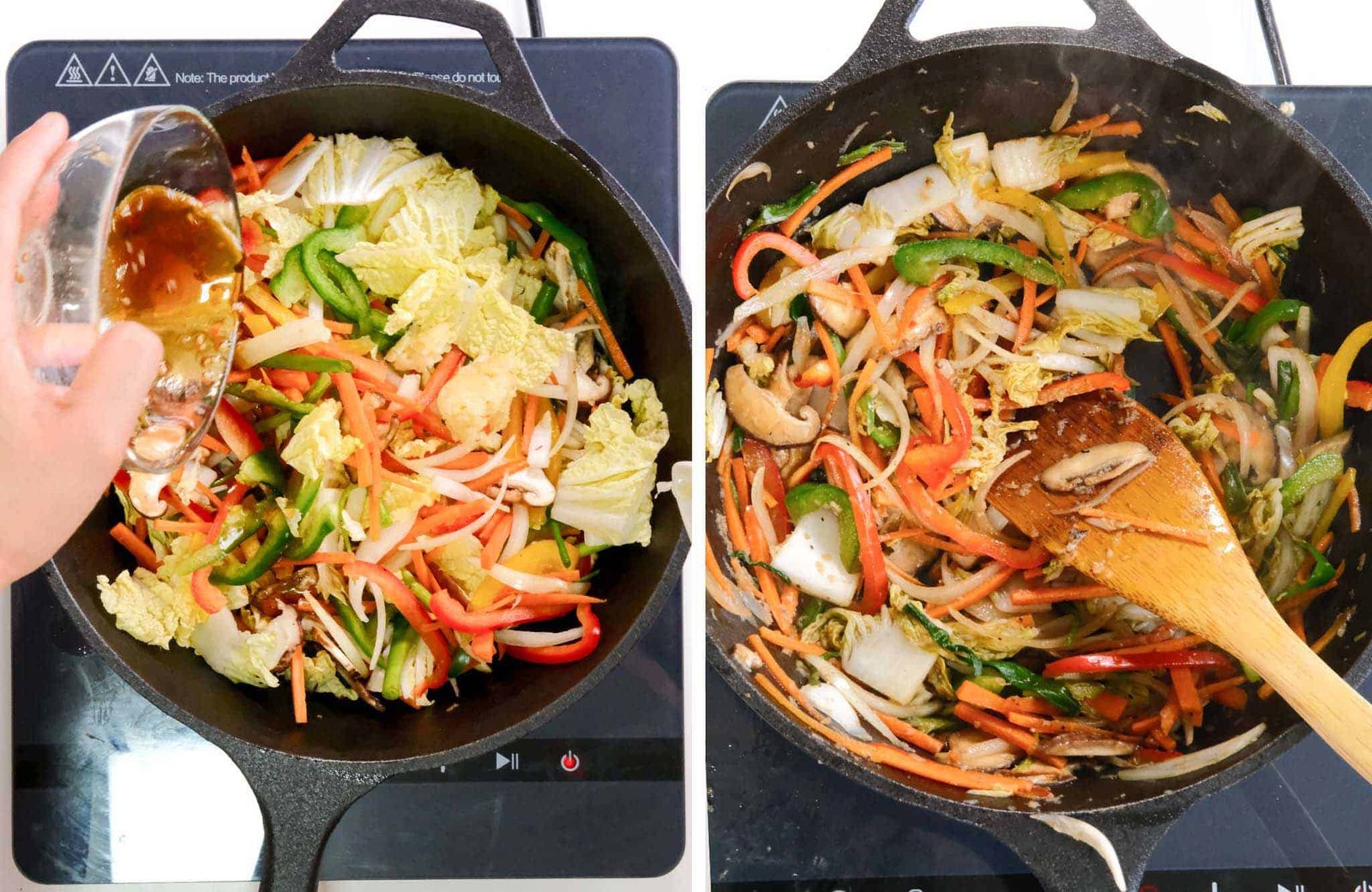 Stir fired mixed vegetables