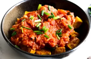 Vietnamese tofu tomato sauce