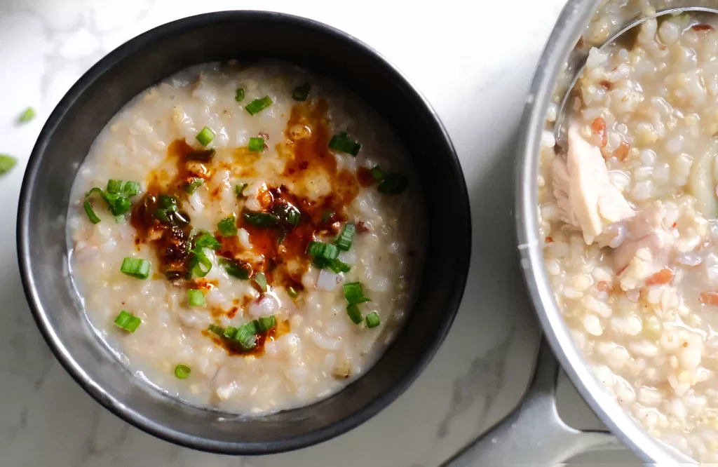 Multigrain Rice Ginge Chicken Congee