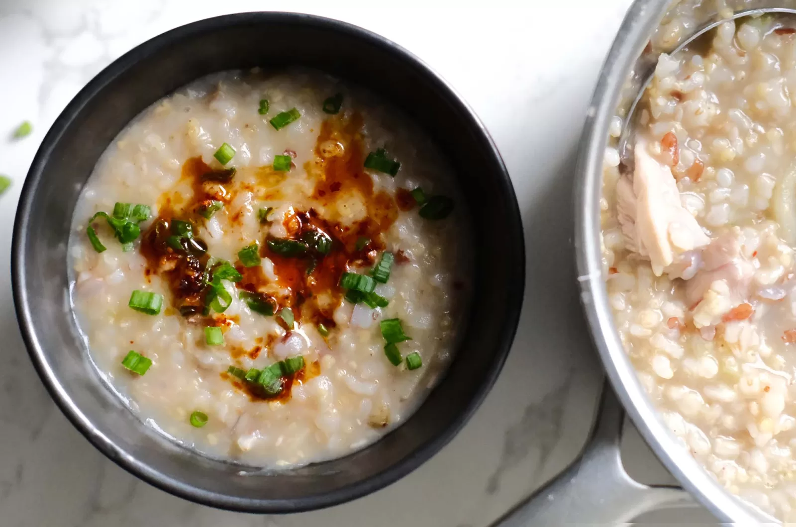 Multigrain Ginger Chicken Congee