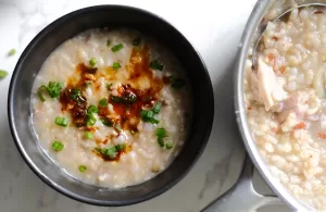 Multigrain Rice Ginge Chicken Congee