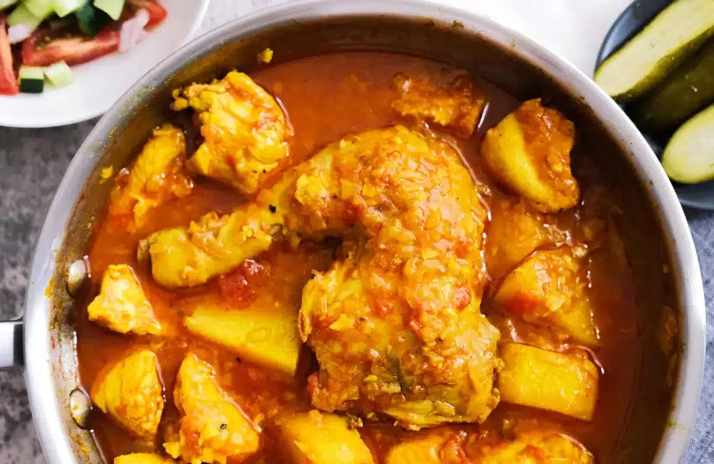 Persian Chicken Saffron with Potato